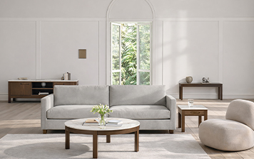 The Midfield Sofa Collection isn’t just about good looks, it’s built for real life. 